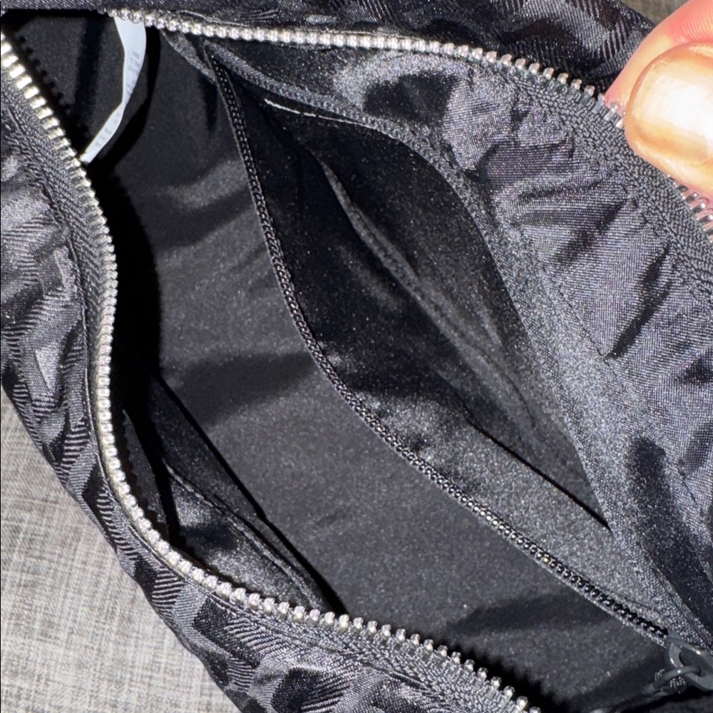 lululemon athletica City Essentials L Monogram Jacquard Black Shoulder Bag - Picture 12 of 17